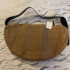 Zara Tan Woven Belt Bag
